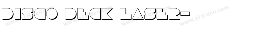 Disco Deck Laser字体转换